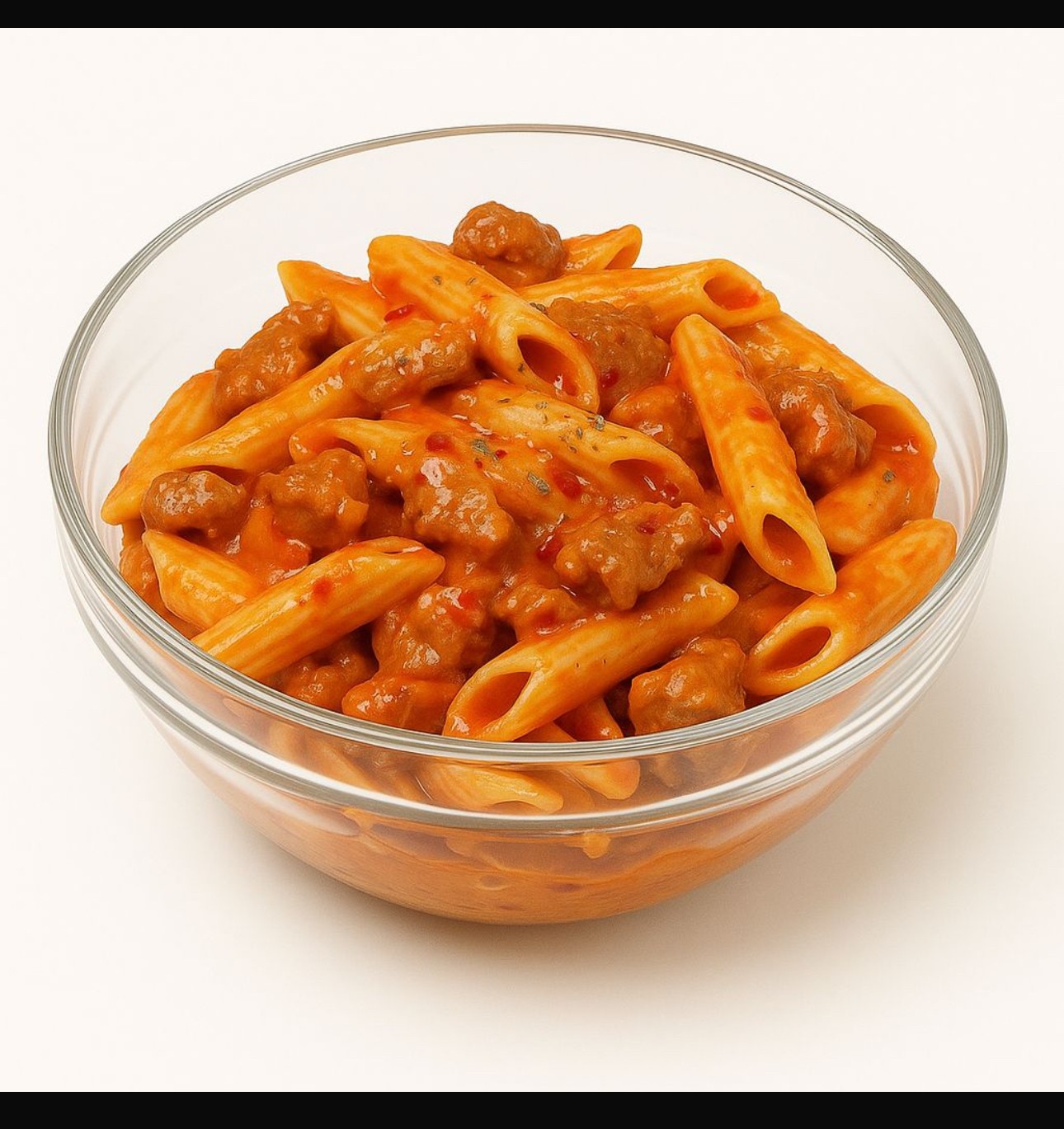 Penne pomodore +Basilikum